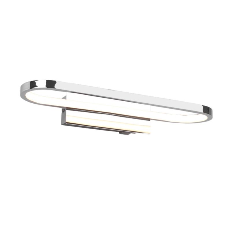 Kinkiet ścienny Trio Gianni chromowany biały do łazienki LED 17W 3000K 1700lm IP44 wym: 7,5 x 40 x 14,8 cm - 1 szt.