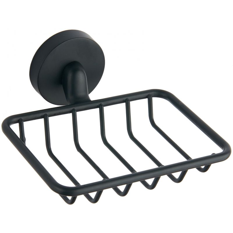 Mydelniczka ścienna Mexen Remo czarna 13x6,5 cm 1 szt.