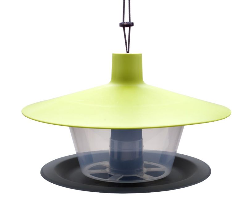 karmnik dla ptaków Plastia stojący lub wiszący zielony 1szt