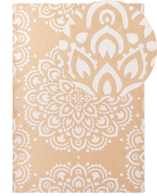 Dywan zewnętrzny Karwar Beżowy 160 x 230 cm 1 szt.