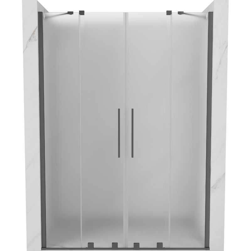 Drzwi prysznicowe Mexen Velar gun metal 140 cm 1 szt.