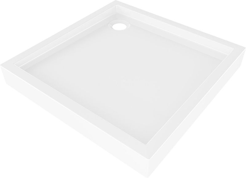 Brodzik kwadratowy Mexen Flow+ biały 70x70 cm 1 szt.