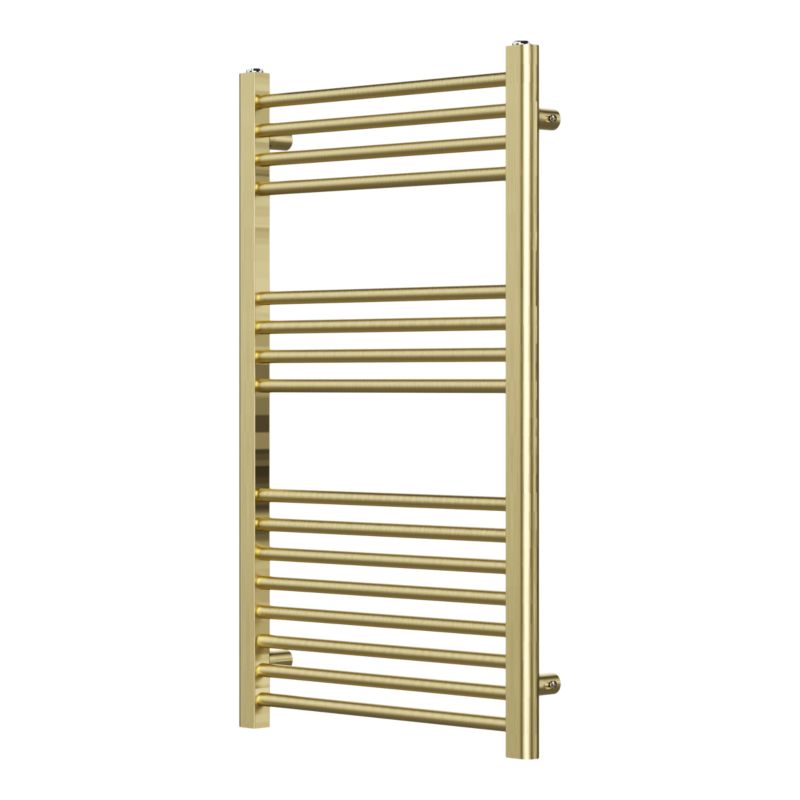 Grzejnik łazienkowy Flat 90 x 55 cm złoty