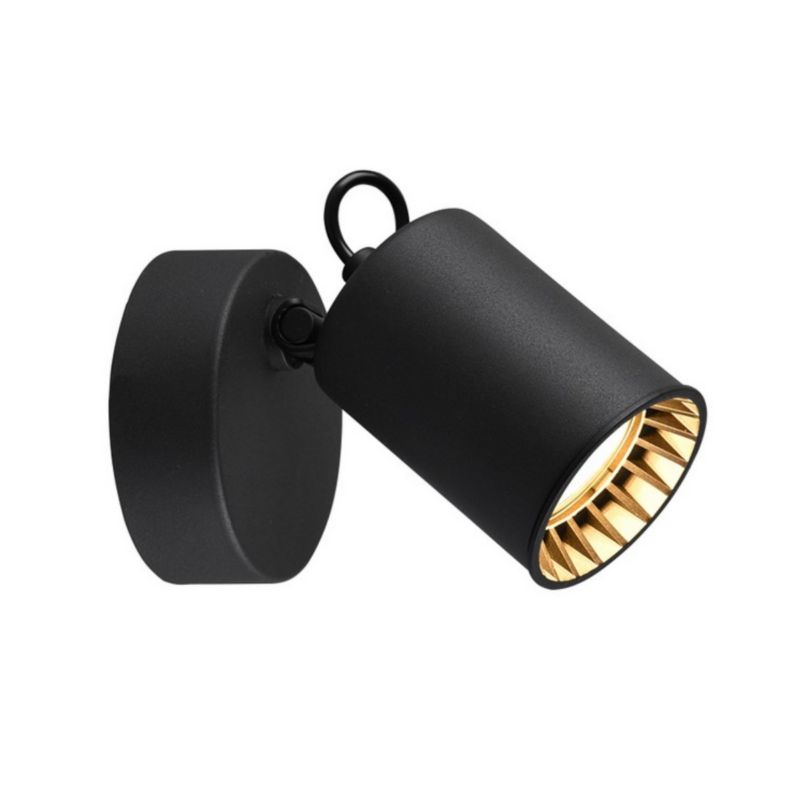 Kinkiet ścienny Trio Pago czarny 1 x GU10 x IP20 wym: 9 x 10 cm - 1 szt.