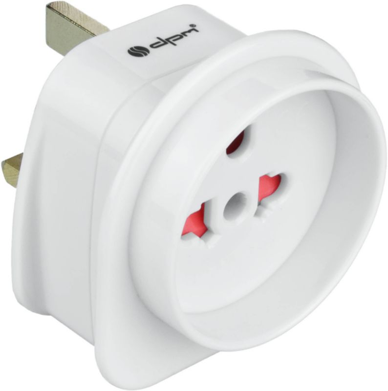 Adapter podróżny Dpm UK biały