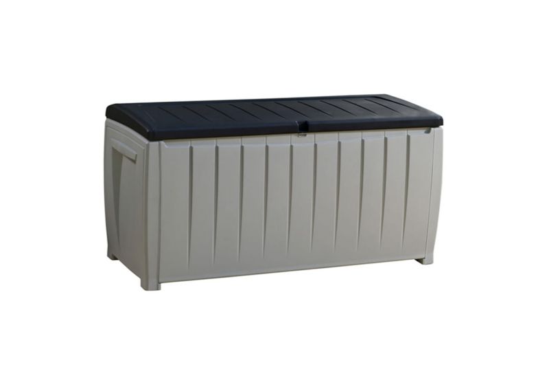 Skrzynia ogrodowa Keter Novel 340L 124x55x62,5 cm Szary 1 szt.