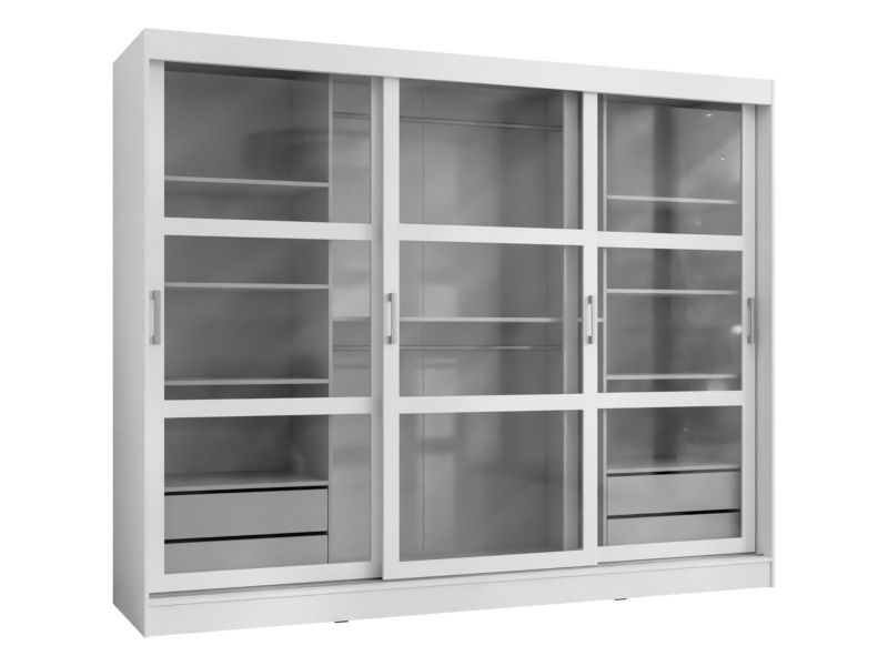 Szafa MIRJAN 24 z drzwiami przesuwnymi Norlio 250 biały 1 szt.