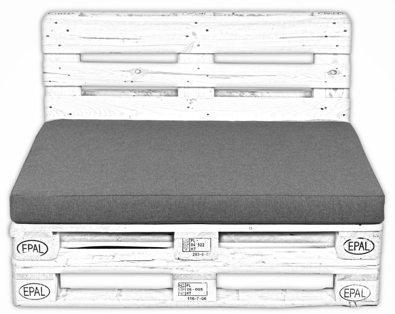 Poduszka na paletę siedzisko AMPO szary 1 szt.