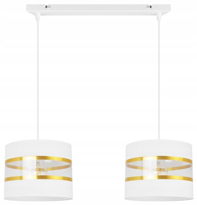 Lampa sufitowa wisząca Light Home LH Elegance Gold 2x E27 60W biały 1szt.