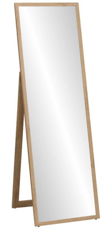 Duże lustro stojące Profilmat 170x50 rama premium wąska dąb grand 1szt.