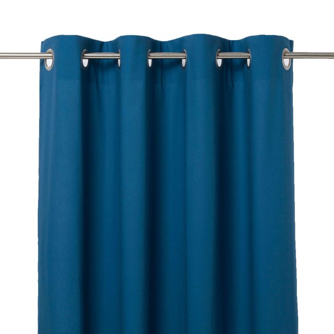 Zasłona GoodHome Hiva 140 x 260 cm niebieska