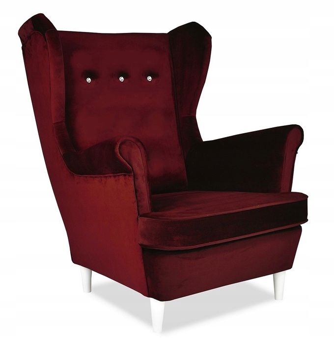 Fotel uszak do salonu Family Meble ARI bordo 1szt