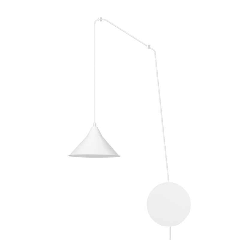 Lampa sufitowa Emibig Abramo biała wym: 400 x 24 x 24 cm 1xE27 x 15W 1 szt.