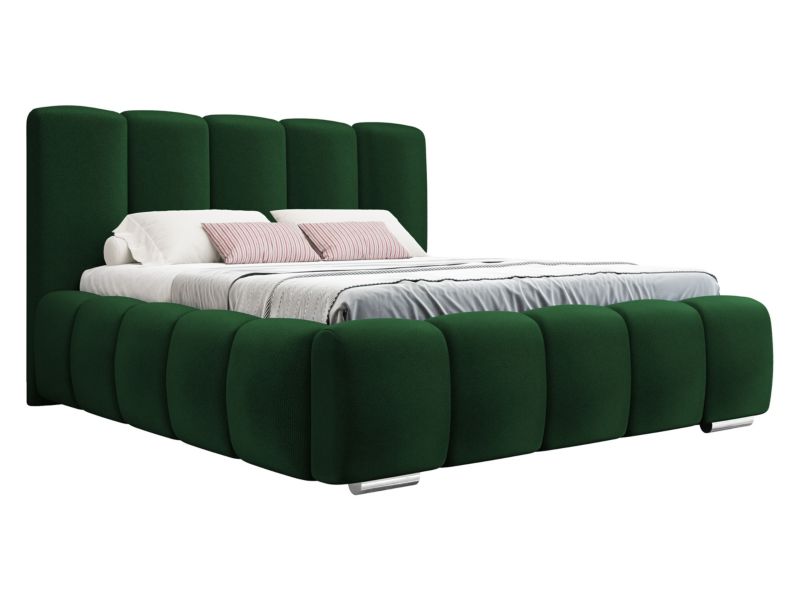 Łóżko tapicerowane MIRJAN 24 Wizko 180x200 butelkowa zieleń 1 szt.