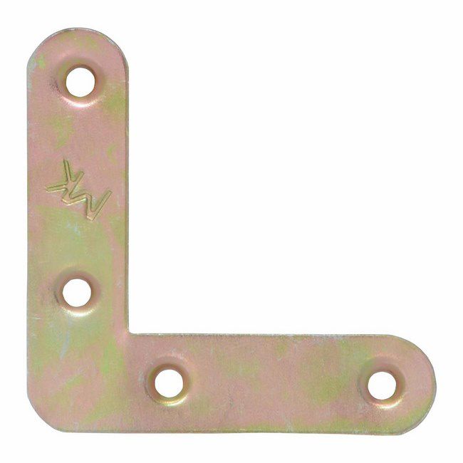 Narożnik wąski 15 x 60 x 60 mm ocynk żółty