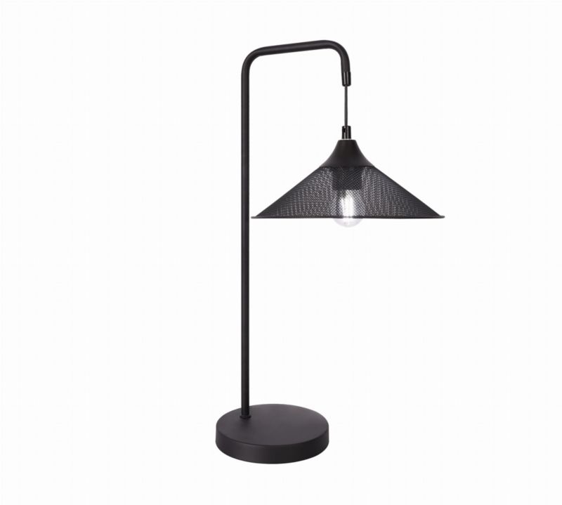 Lampa stołowa Candellux Kiruna czarna 1 x E27 x 40W IP20 wym: 55 x 25 x 30 cm metal - 1 szt.