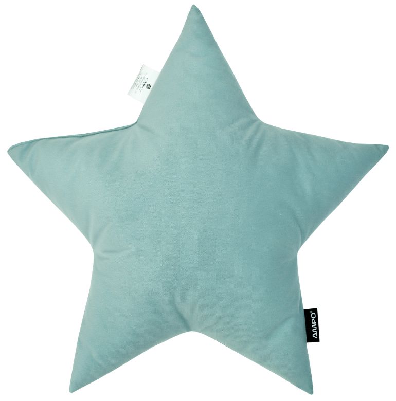 Poduszka dekoracyjna AMPO błękitny gwiazdka 1 szt