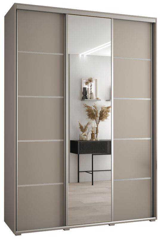 Szafa przesuwna Abiks 60 wysoka Dakota 5 170 kaszmir+kaszmir+srebr 1 szt