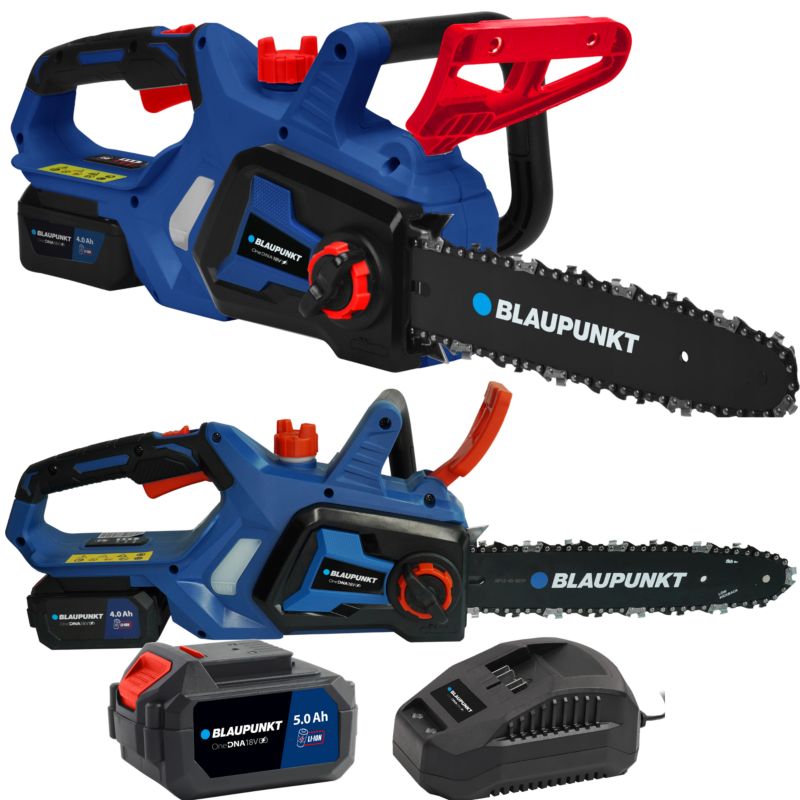 Zestaw Piła łańcuchowa akumulatorowa Akumulator 5 Ah Ładowarka Blaupunkt CS3120 1szt.