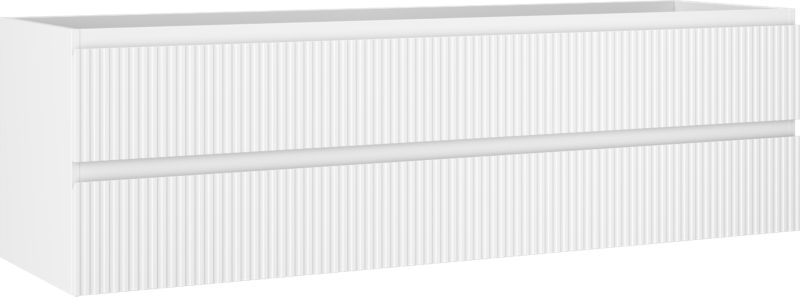 Szafka podumywalkowa Mexen Rivel biały mat 160x47 cm 2 szuflady 1 szt.