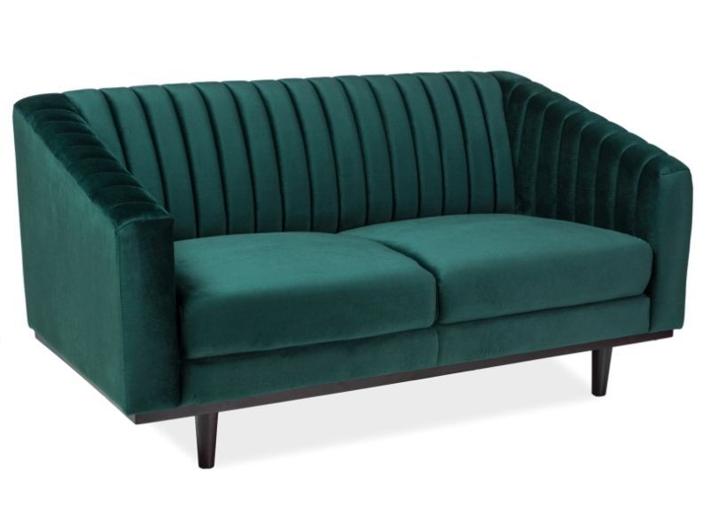 Sofa Signal ASPREY VELVET 2 zielona 1 szt