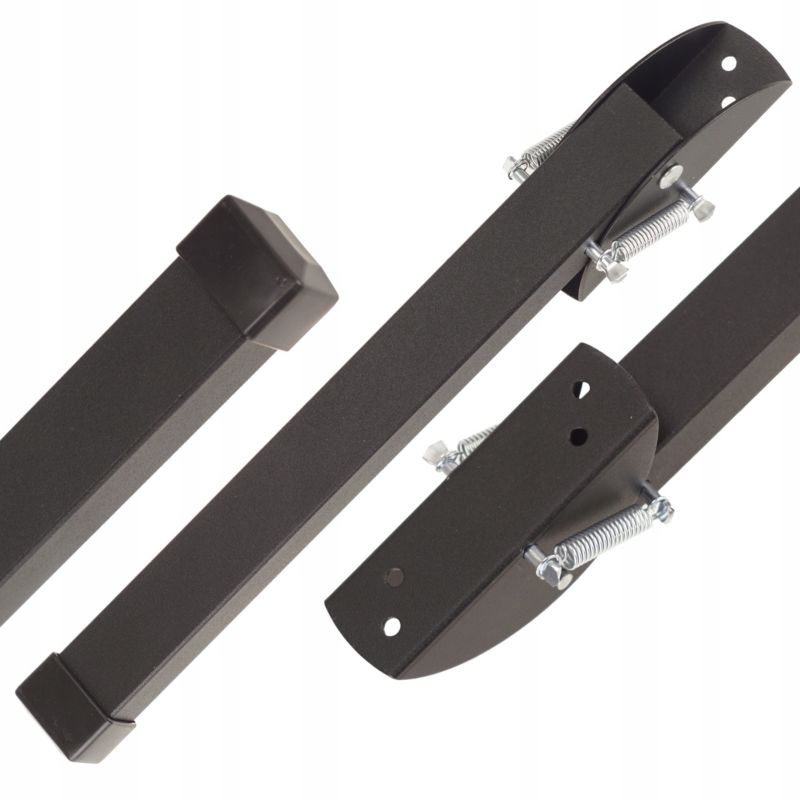 Mocna Podpórka FEINZ Stopka Nóżka Do Drzwi Bram 30Cm Profil 20X30Mm Czarna 1 szt.