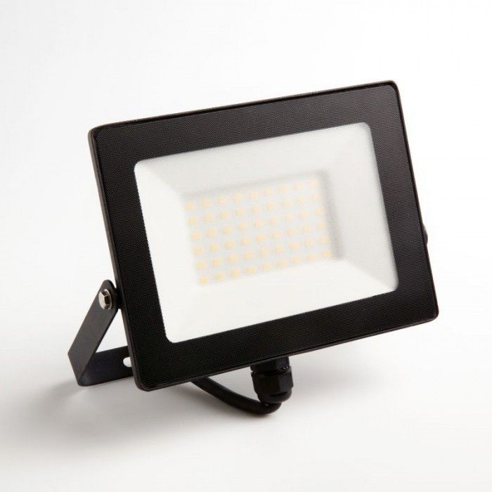 Naświetlacz LED Ecolight czarny LED 50W 4000K 4500lm IP65 wym: 15,2 x 19 x 2,7 cm aluminium - 1 szt.