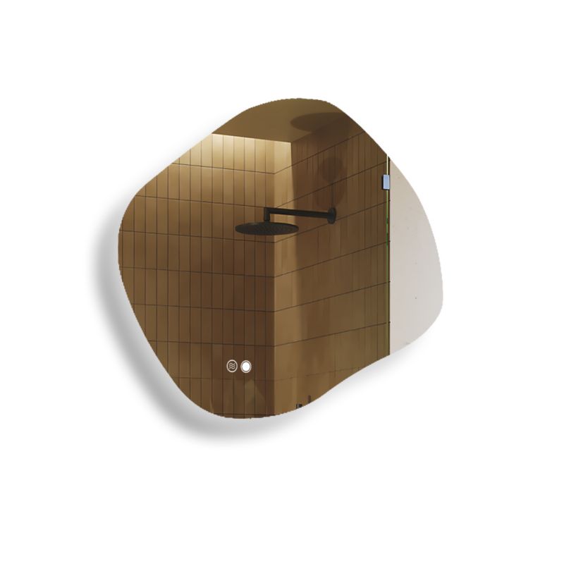 Lustro łazienkowe Artforma LED 84x74cm romb LED Dual włącznik mata grzewcza ROM221 1szt.