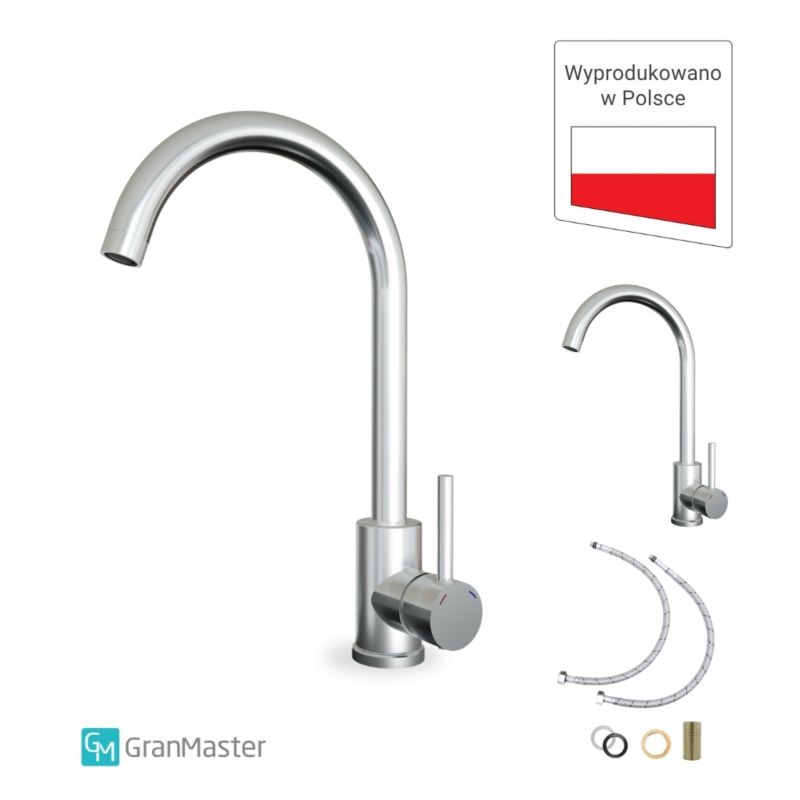 Bateria Kuchenna GranMaster - IZIS stal nierdzewna, stal szczotkowana, POLSKA PRODUKCJA 1szt.