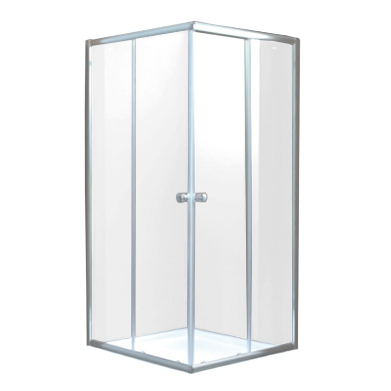 Kabina prysznicowa Invena Parla drzwi rozsuwane 80 x 80 cm szkło clear , 1 szt.