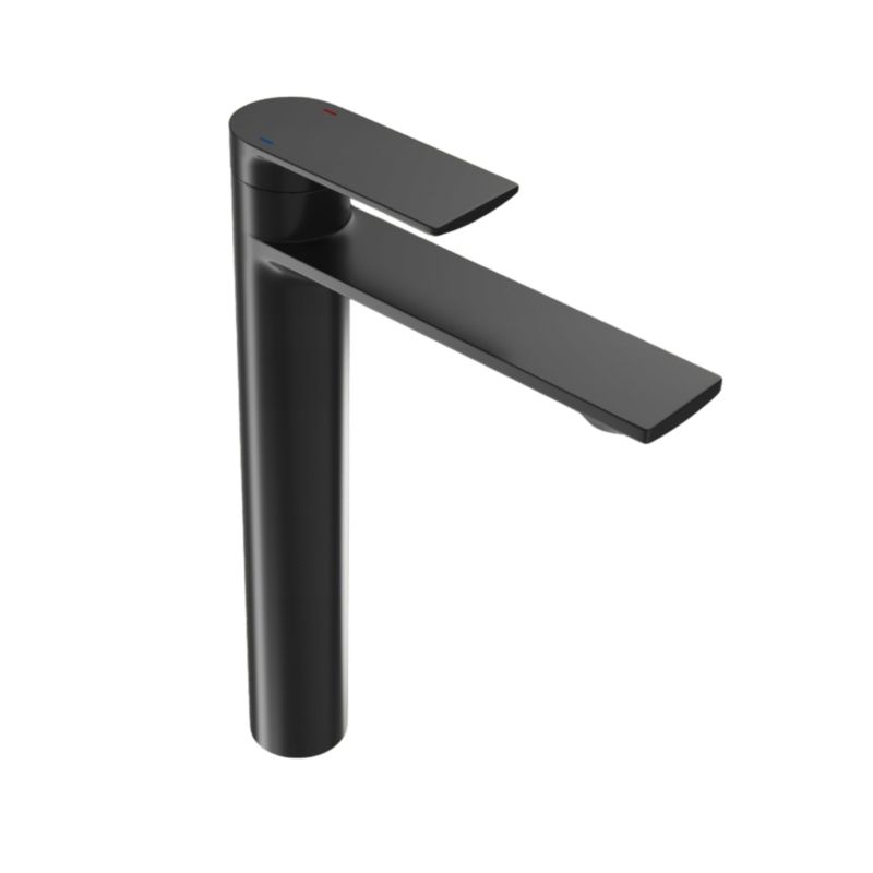 Bateria umywalkowa wysoka Granitan cabo czarna kran do umywalki 1 szt.