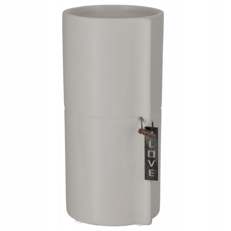 Doniczka KADAX Ceramiczna 11cm Osłonka szara 1szt.