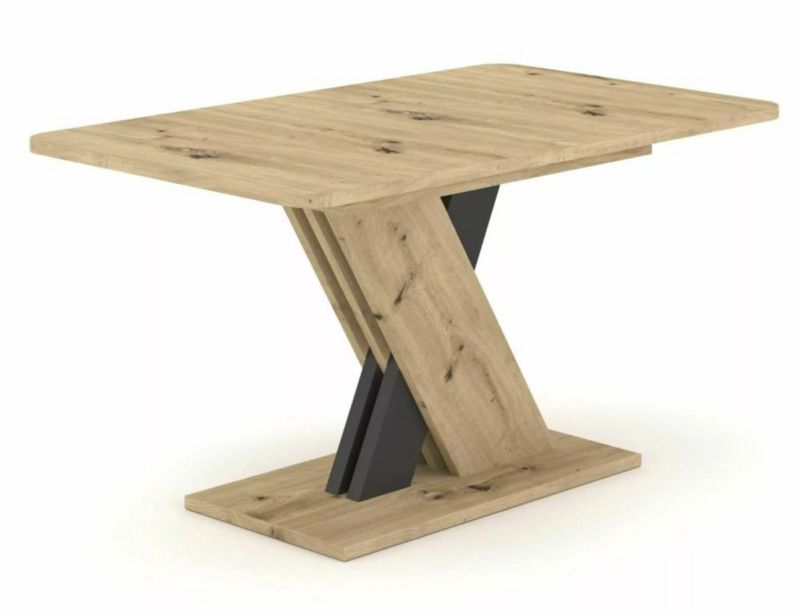 Stół Signal rozkładany EXEL 140(180)x85 dąb artisan/antracyt 1 szt