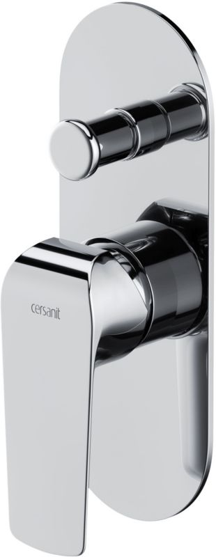 Bateria podtynkowa wannowo-prysznicowa Cersanit City chrom, jednouchwytowa, 1 szt.