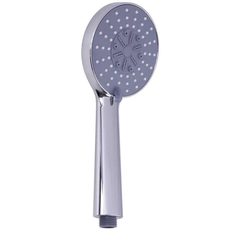 Słuchawka prysznicowa Yoka Home SAMBA srebrna 5 funkcyjna uniwersalna natryskowa 1 szt.
