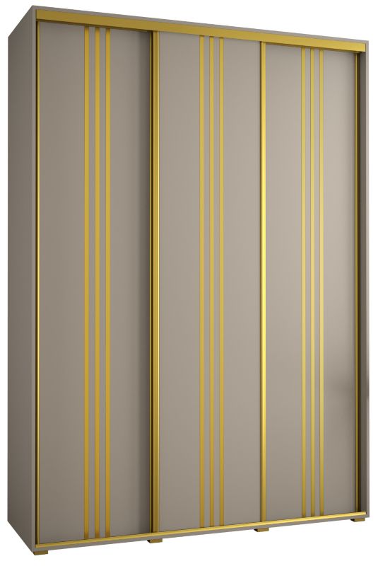 Szafa przesuwna Abiks 45 wysoka Dakota 6 180 kaszmir+kaszmir+złoty 1 szt