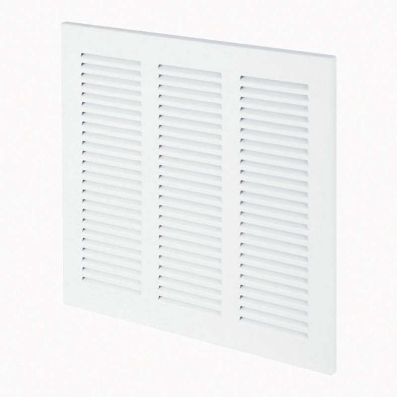 Kratka dekoracyjna metalowa 24 x 24 cm biała