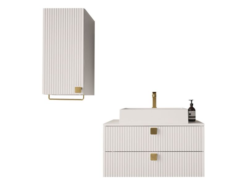 Meble łazienkowe MIRJAN 24 Gariano IV biały 1 kpl.