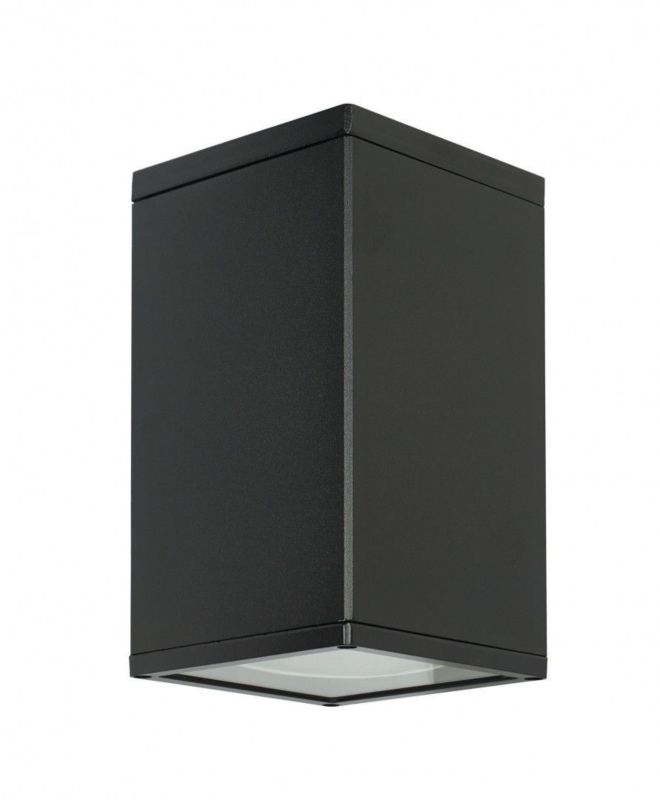 Lampa sufitowa zewnętrzna SU-MA Adela czarna 1 x E27 x 60W IP54 wym: 21 x 12 x 12 cm - 1 szt.