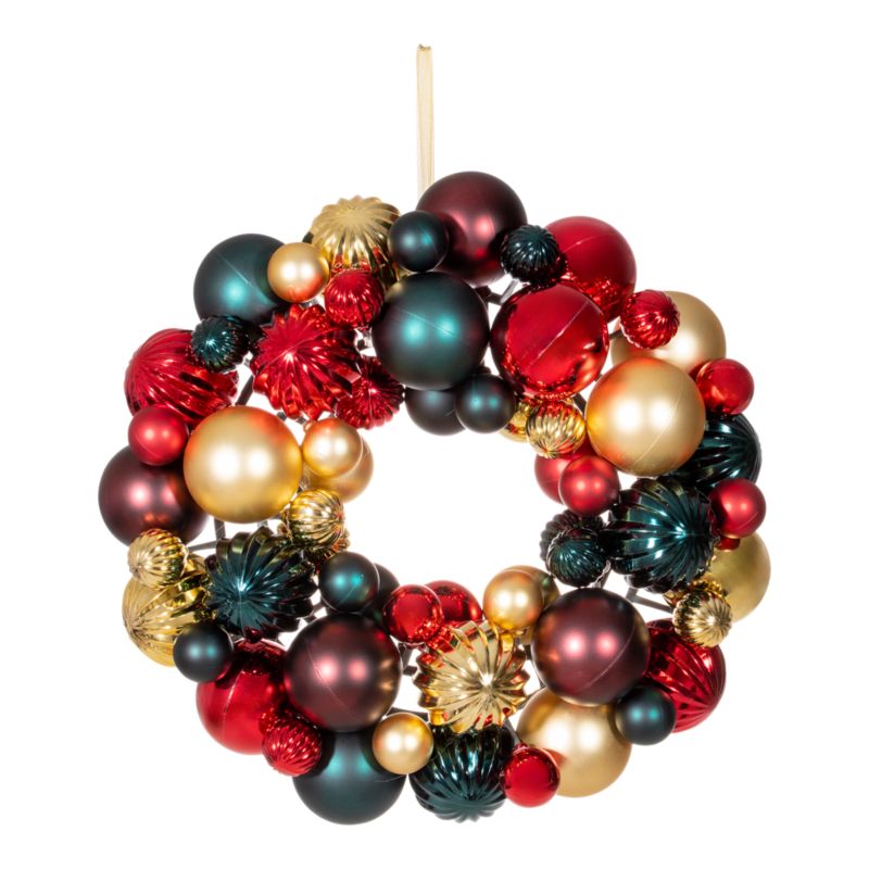 Wieniec z bombek Home For Christmas 30 cm