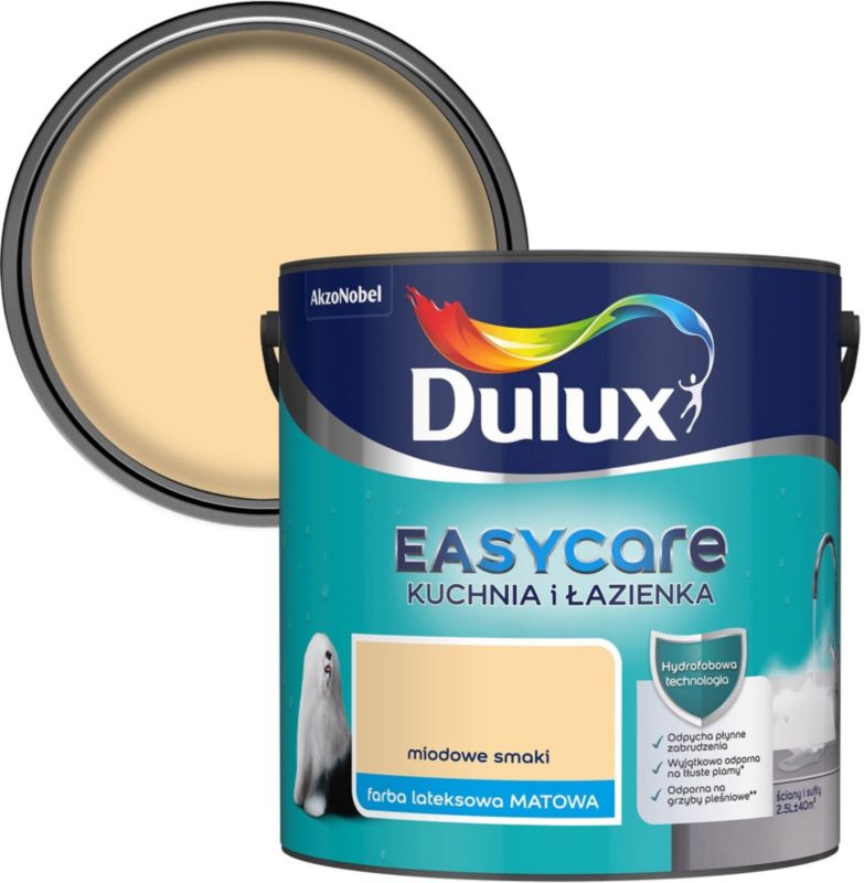 Farba Dulux EasyCare Kuchnia i Łazienka miodowe smaki 2,5 l