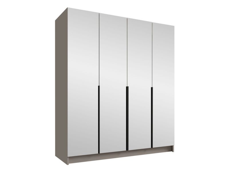 Szafa MIRJAN 24 z lustrem Santi III kaszmir/czarny 1 szt.