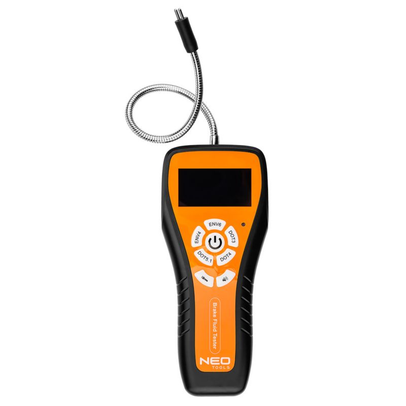 Tester płynu hamulcowego NEO TOOLS elektroniczny DOT3, DOT4, DOT5, EVN4, EVN6 1 szt