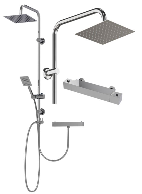 Zestaw Prysznicowy Granitan Tugela Bateria Termostatyczna Deszczownica 1kpl.