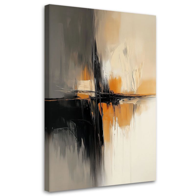 Obraz na płótnie Feeby Abstrakcja w odcieniach Beżu 40x60cm 1szt