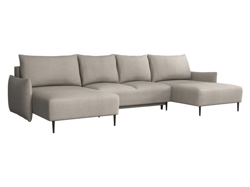 Narożnik z funkcją spania MIRJAN 24 Santi U cappuccino 1 szt.