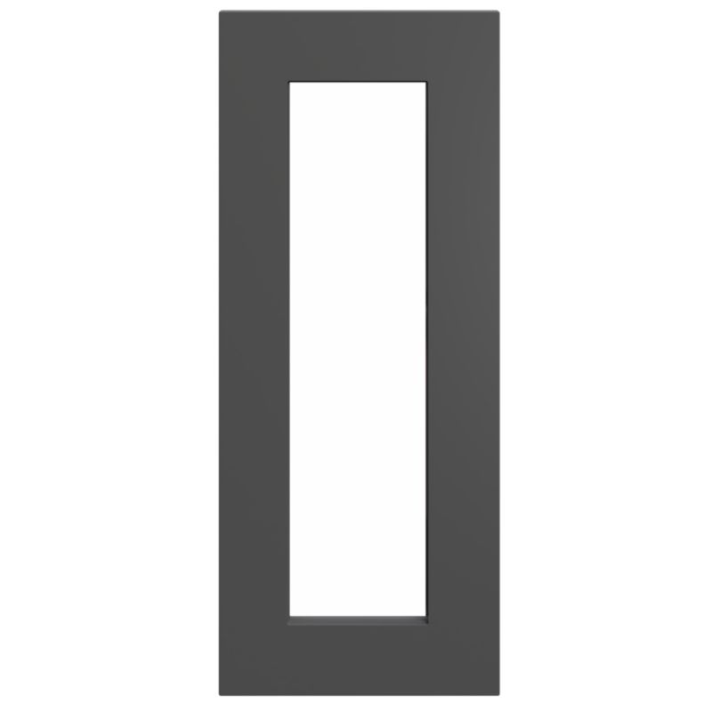 Front kuchenny do szafki szklanej GoodHome Artemisia 30 x 71,5 cm grafit mat