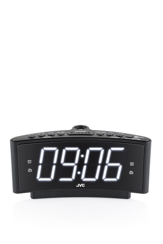 Radiobudzik JVC RA-E314B Czarny 1szt.