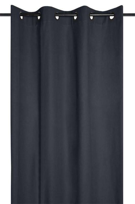 Zasłona Duo STOF antracytowa bawełniana 135x240 cm 1 szt