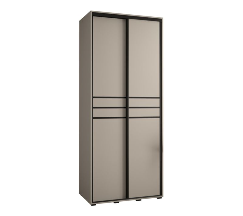 Szafa przesuwna Abiks 45 wysoka Dakota 10 110 kaszmir+kaszmir+czar 1 szt